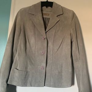 i.e. Petite Suede Leather Jacket